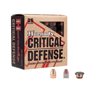 Munição Hornady .380 AUTO FTX 90GR Critical Defense - CX 25un