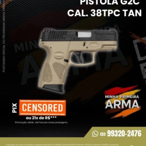 PISTOLA G2C Calibre 38TPC Tan